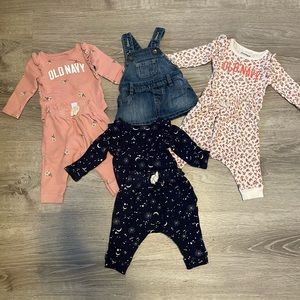 Baby Girl’s Outfit Bundle Size 0-3 & 3-6 months